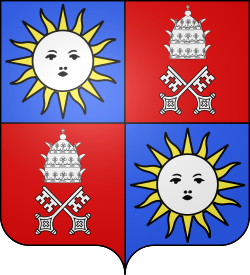 Blason ville fr Saint-Chef 38